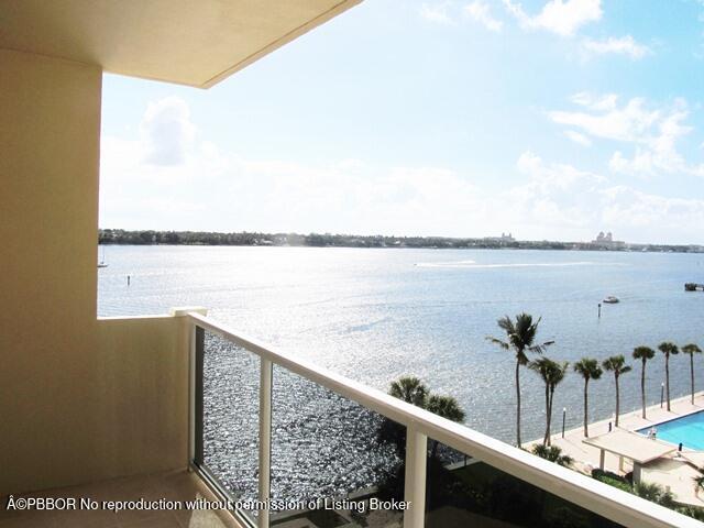 a view of ocean from a balcony