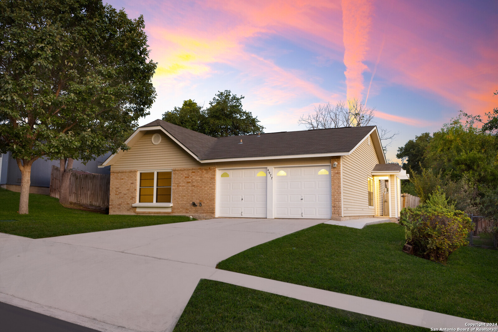 a view of outdoor space and yard