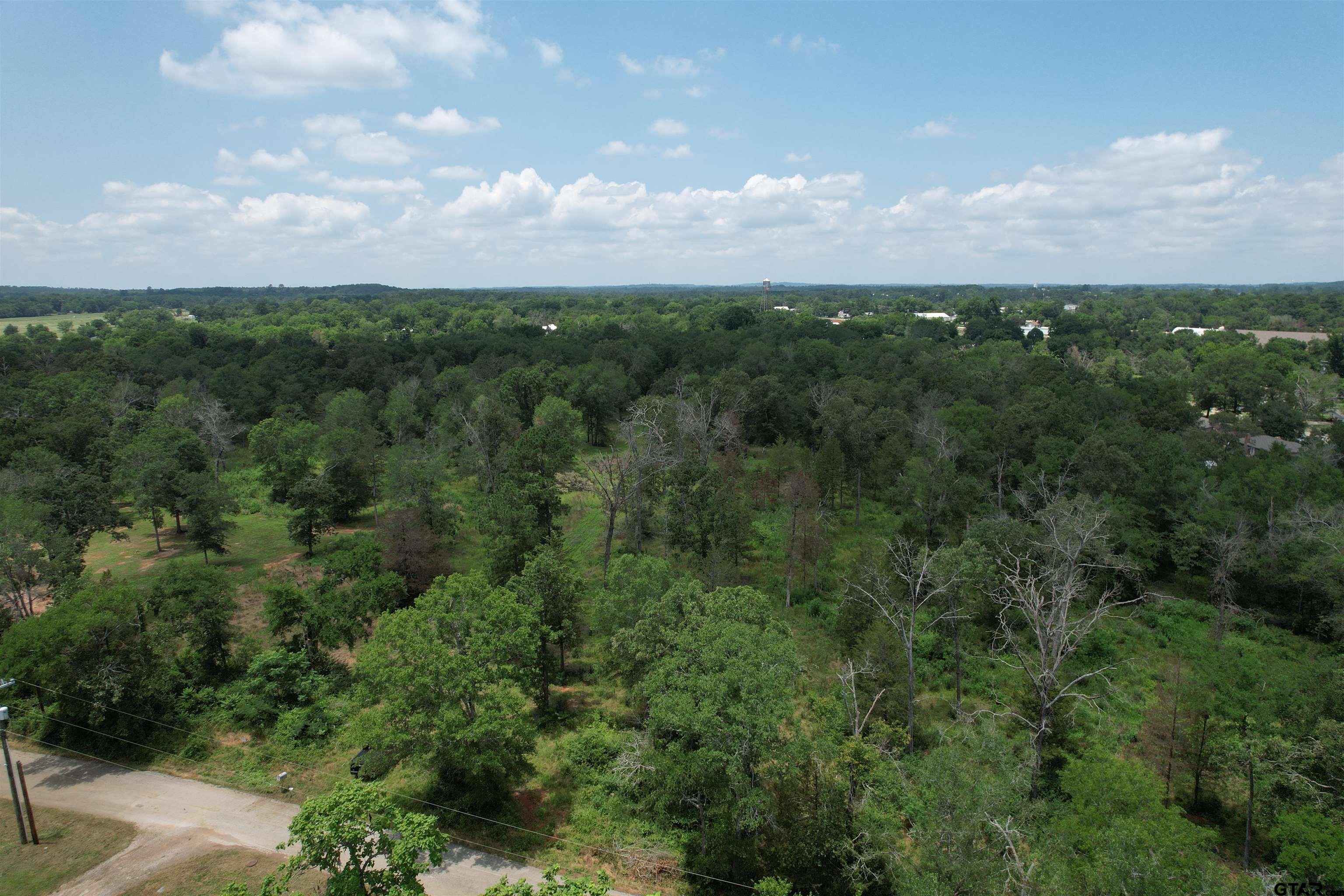 a view of a green field with lots of green space