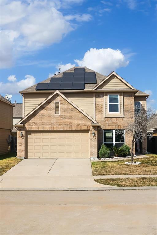 a view of a house with a outdoor space