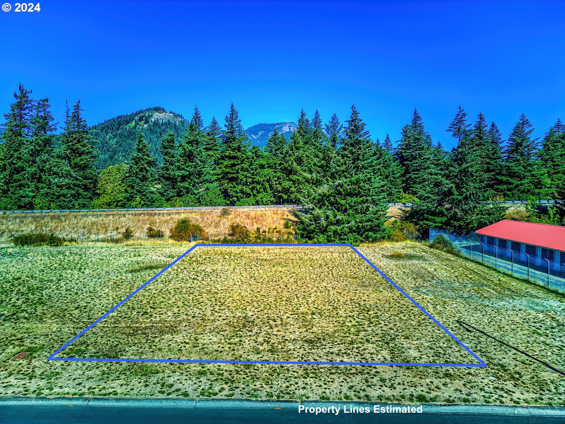 a view of an outdoor space and a yard