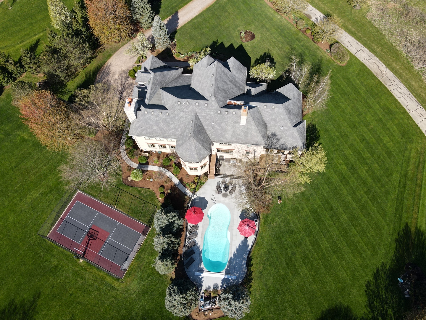 a view of swimming pool and outdoor space