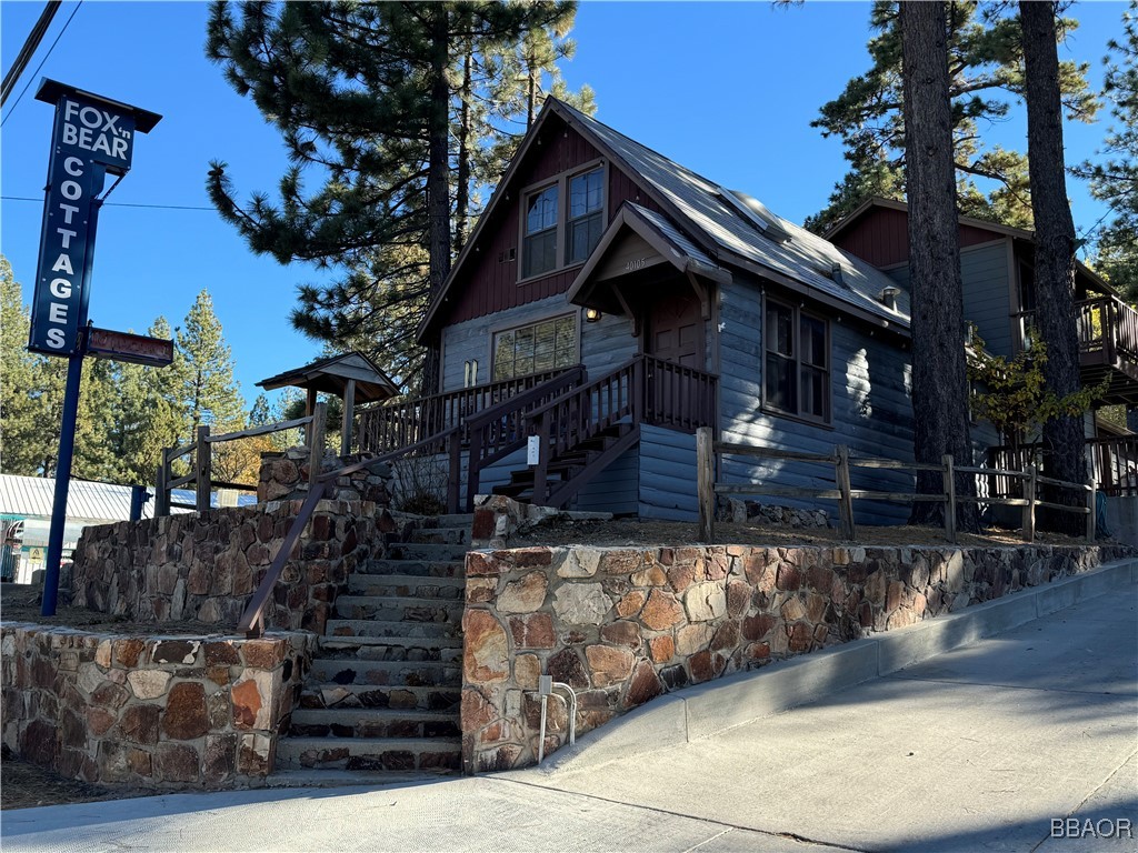 a front view of a house with street