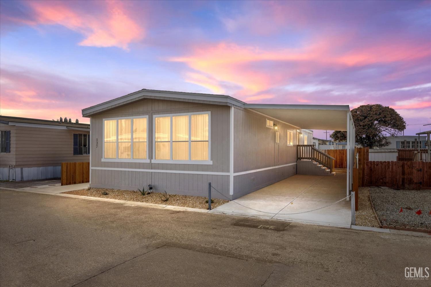 a view of a house with a outdoor space