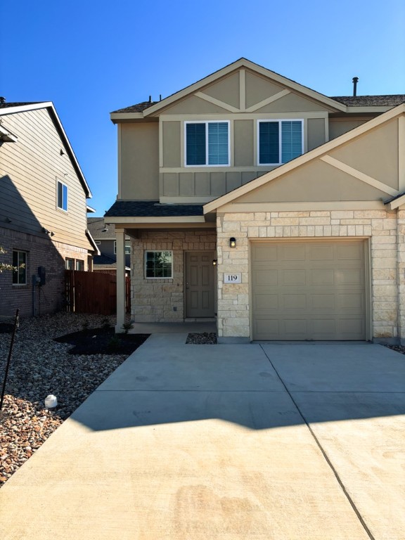 a view of house and outdoor space