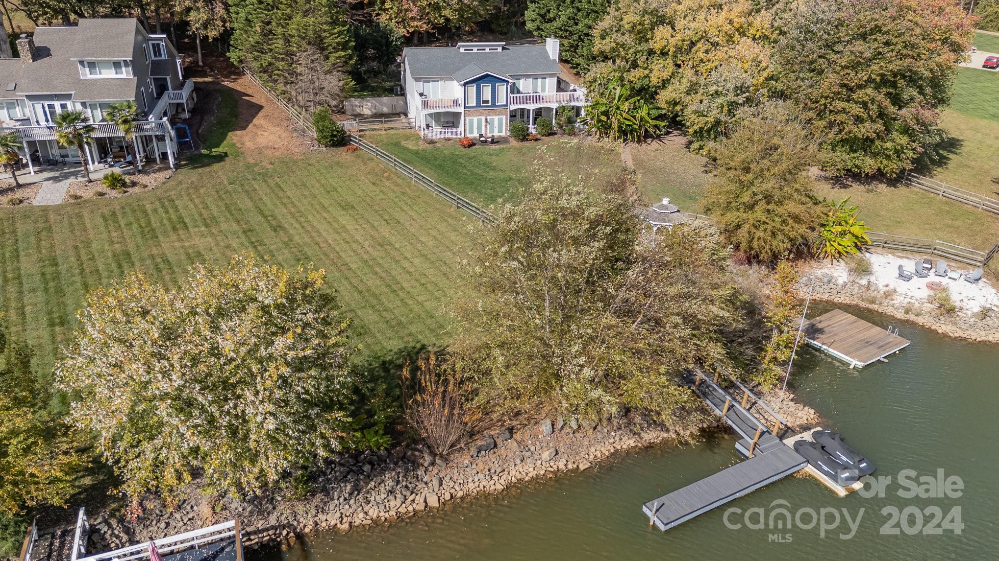 an aerial view of residential house with outdoor space