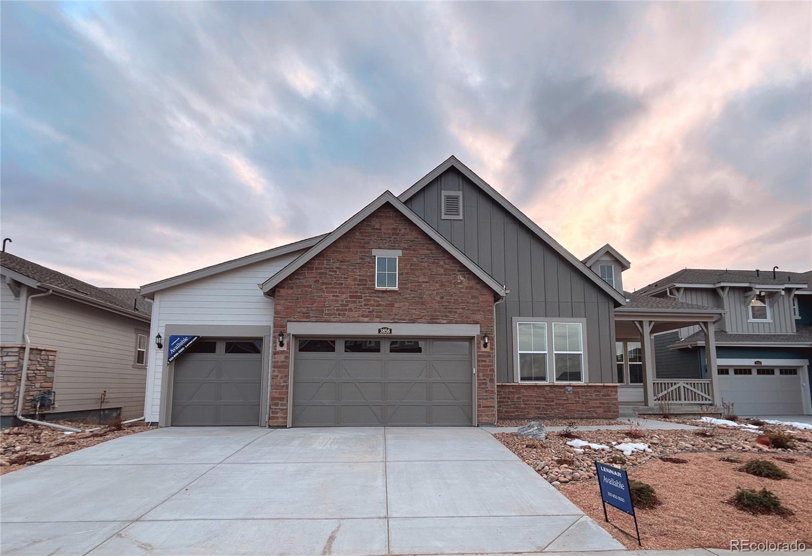 a house view with a outdoor space