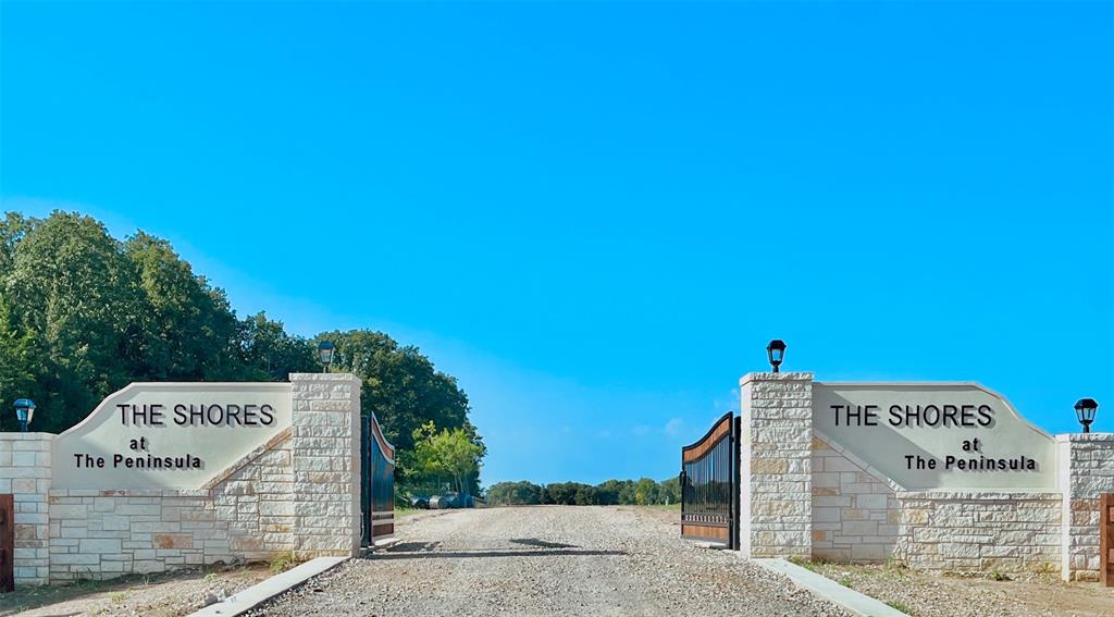 a view of a sign in front of a building