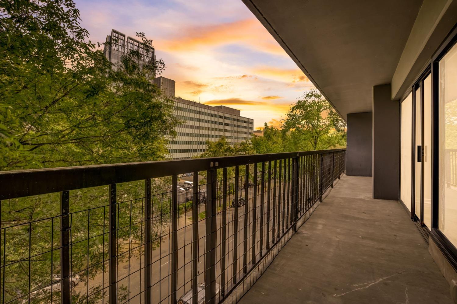 a view of balcony