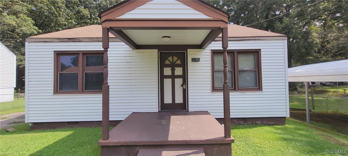 a view of a house with a sink and a tub