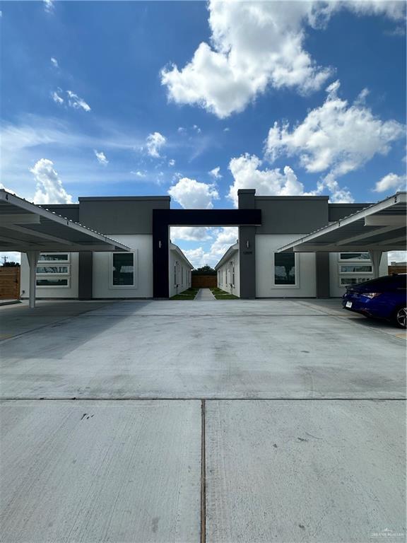 a view of a car garage