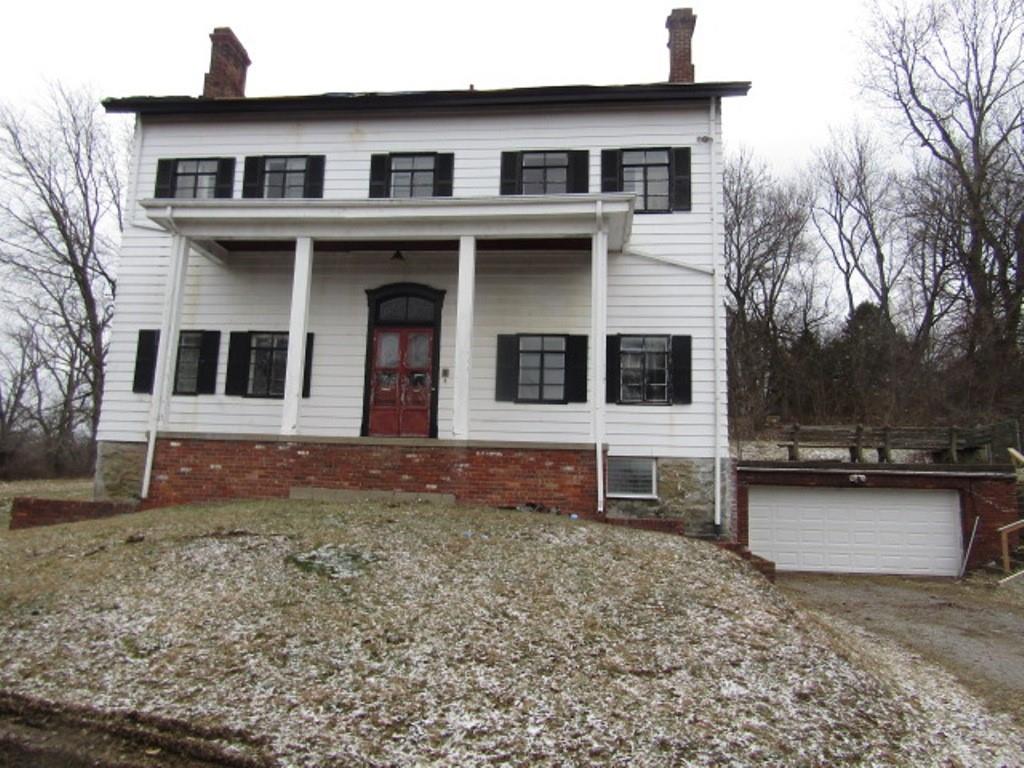 a house that has a large window in it