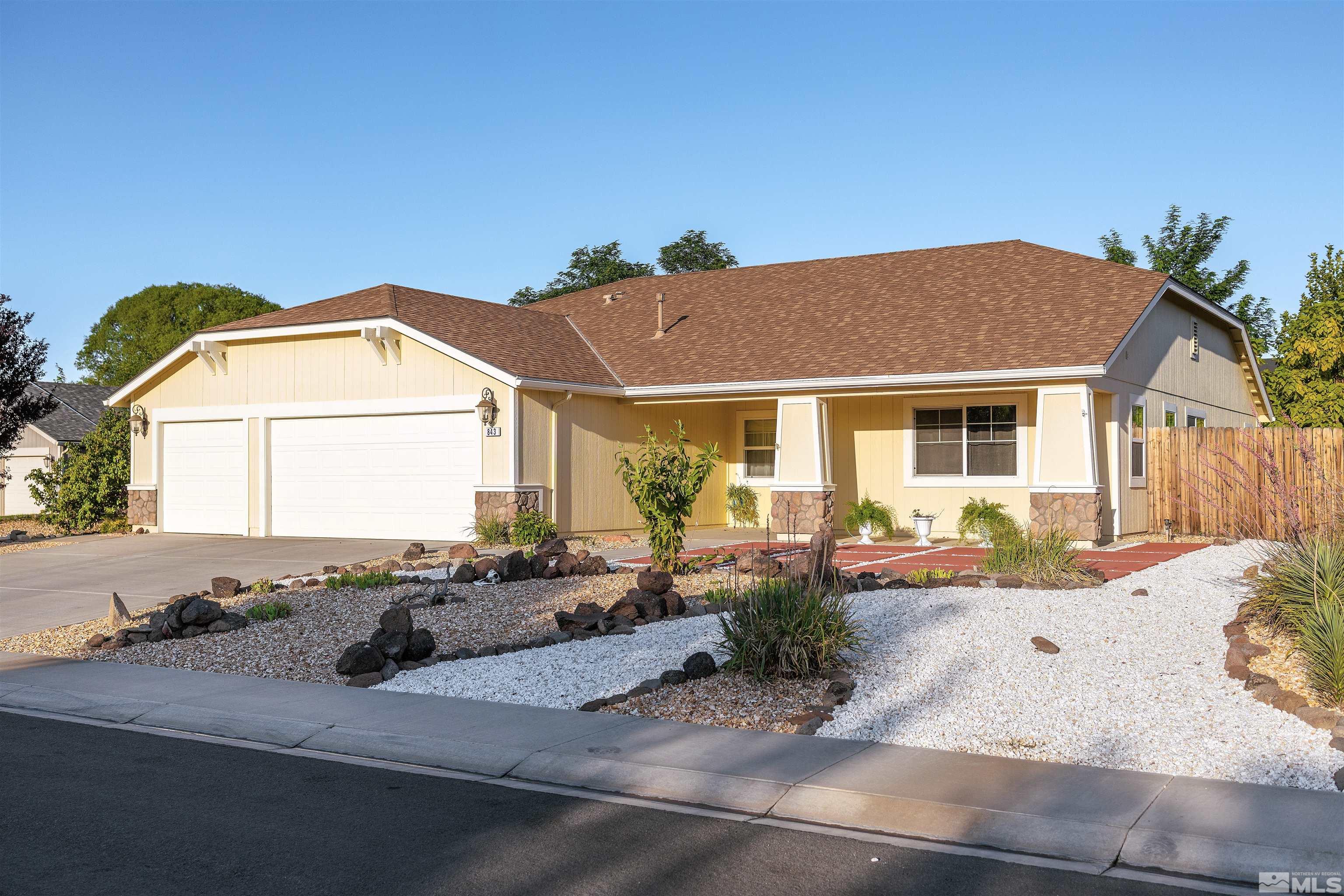 a view of a house with a outdoor space