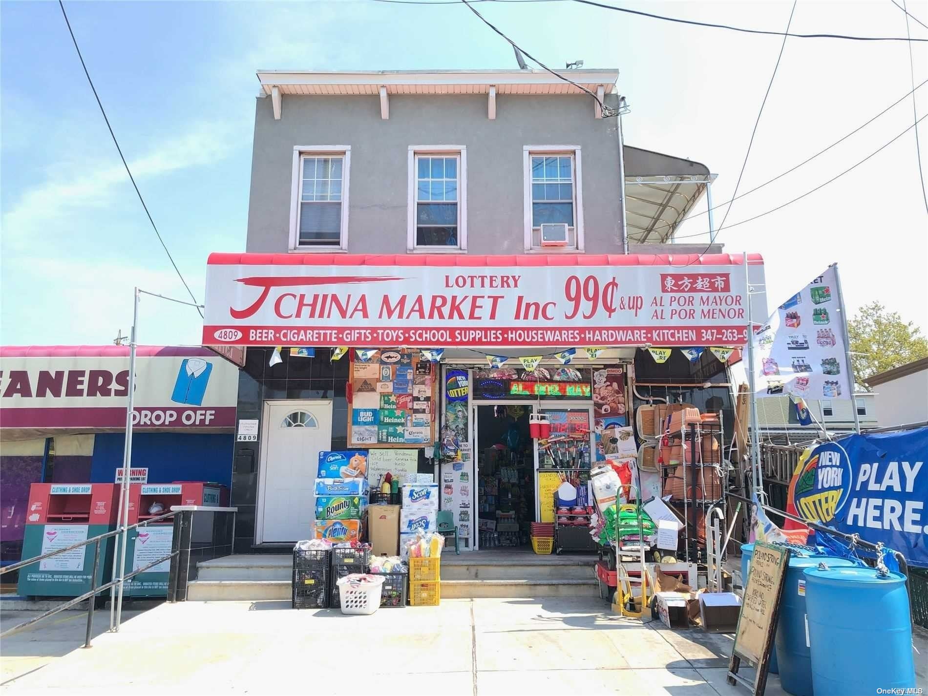 a view of street with shops