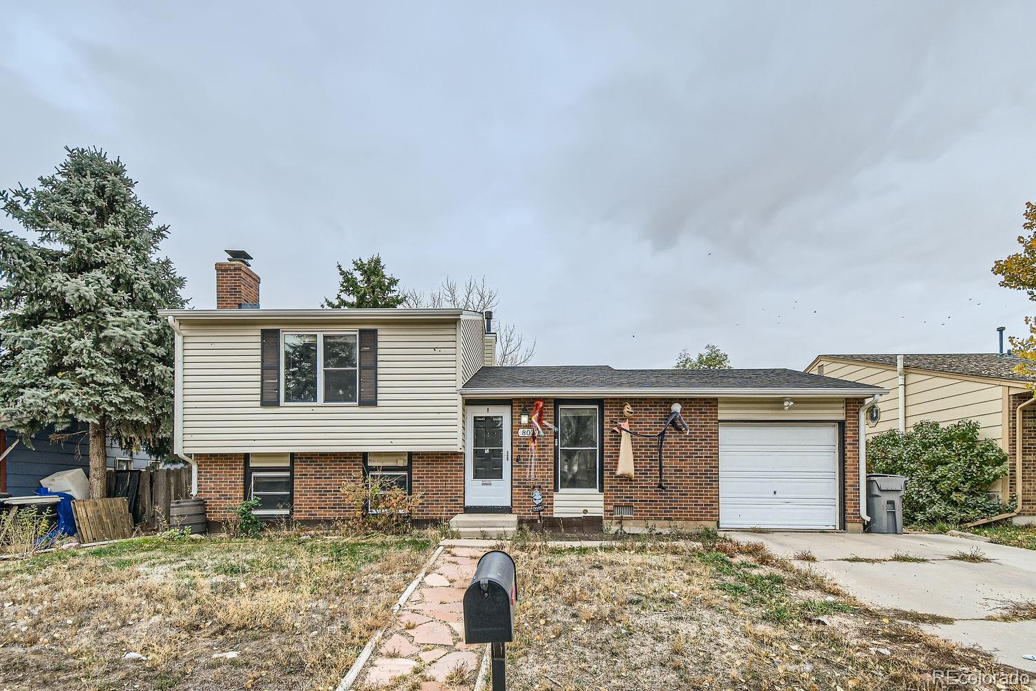 a view of a house with a patio