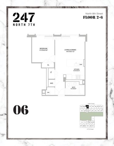 $5,144 | 247 North 7th Street, Unit 2 206 | Williamsburg