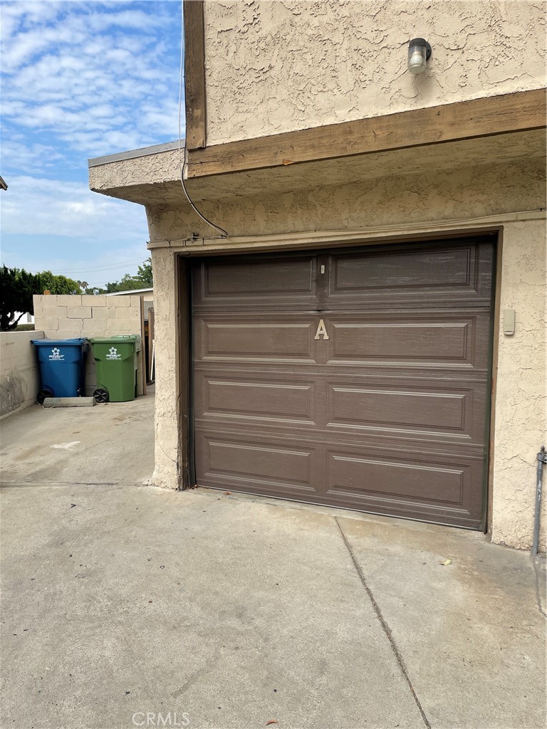 a view of outdoor space and front door