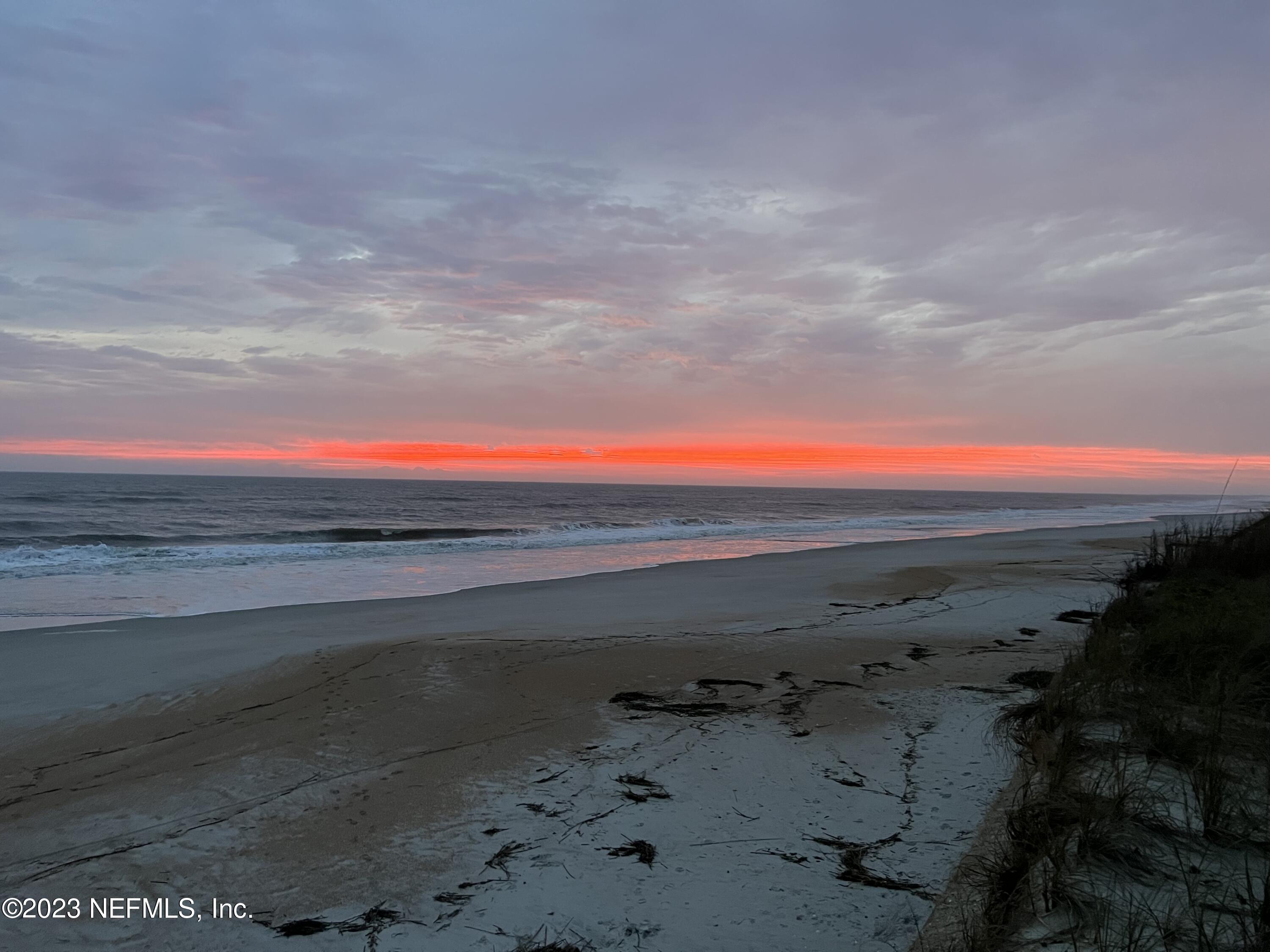 a view of beach and ocean