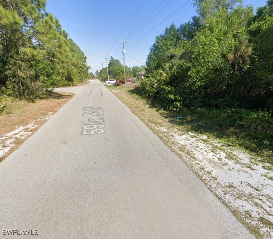 a view of a street view