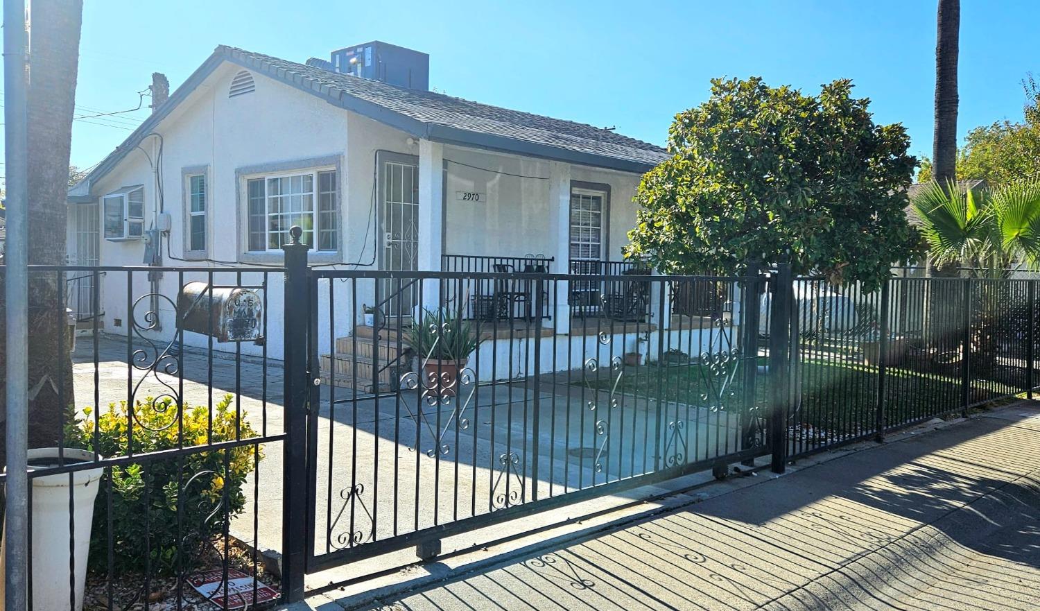 a view of a balcony with a patio