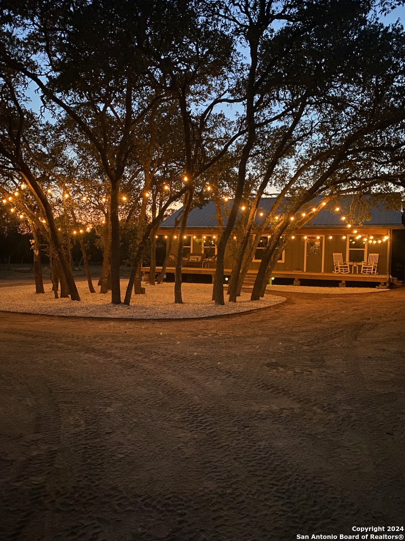 a view of outdoor space with green space