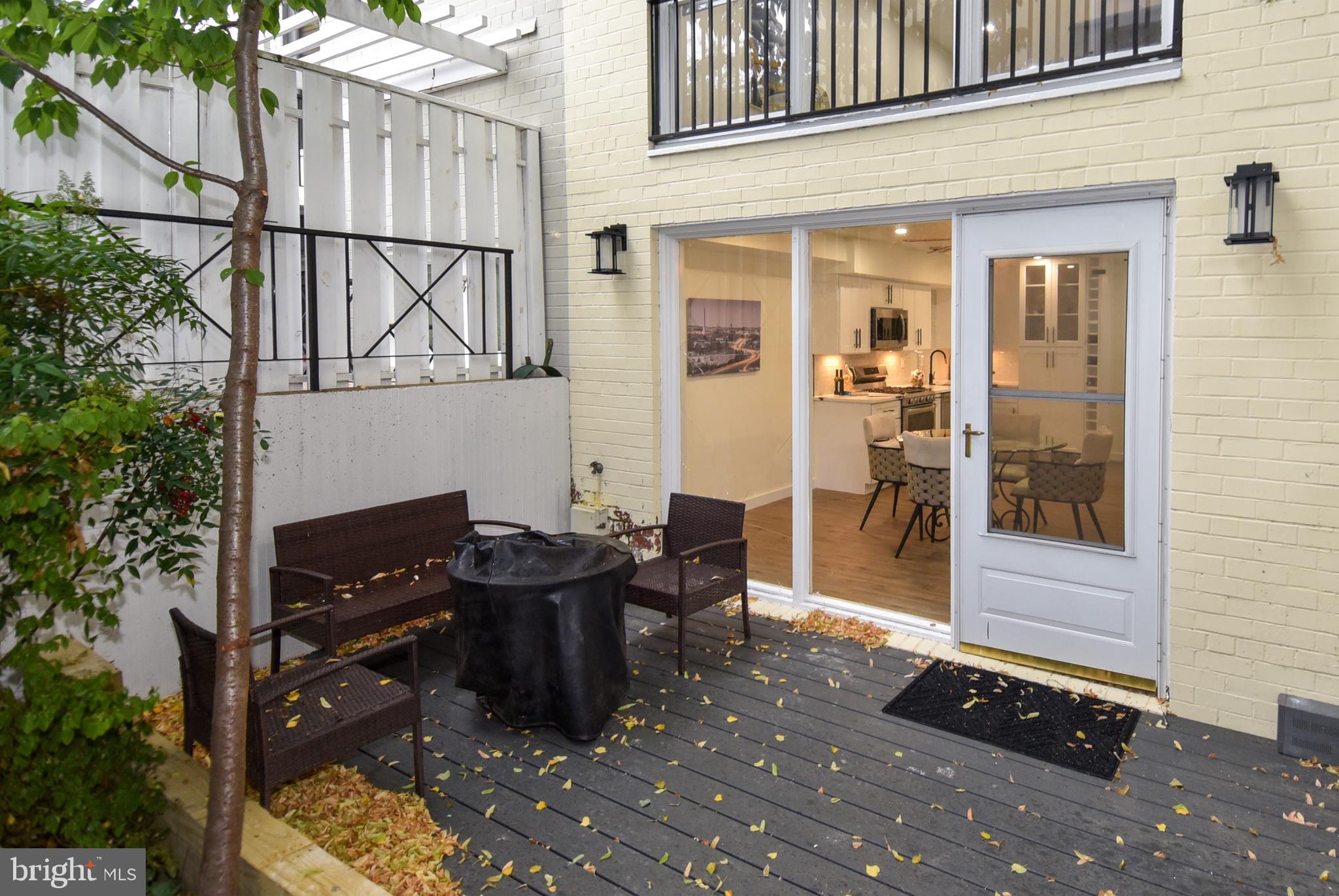 a view of a entryway of a house