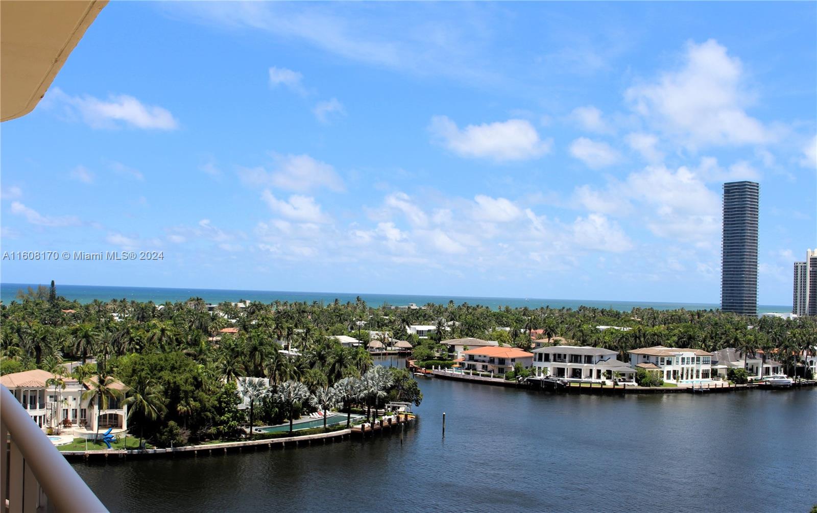 a view of a city with tall buildings