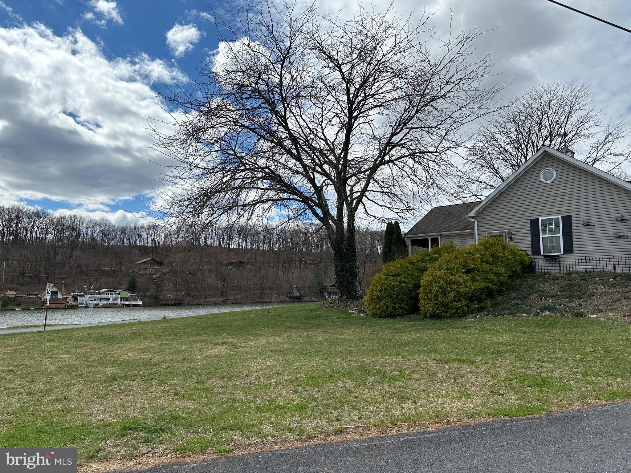 a view of a couches in front of house