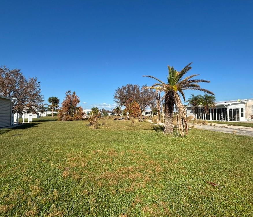 a view of a house with a big yard