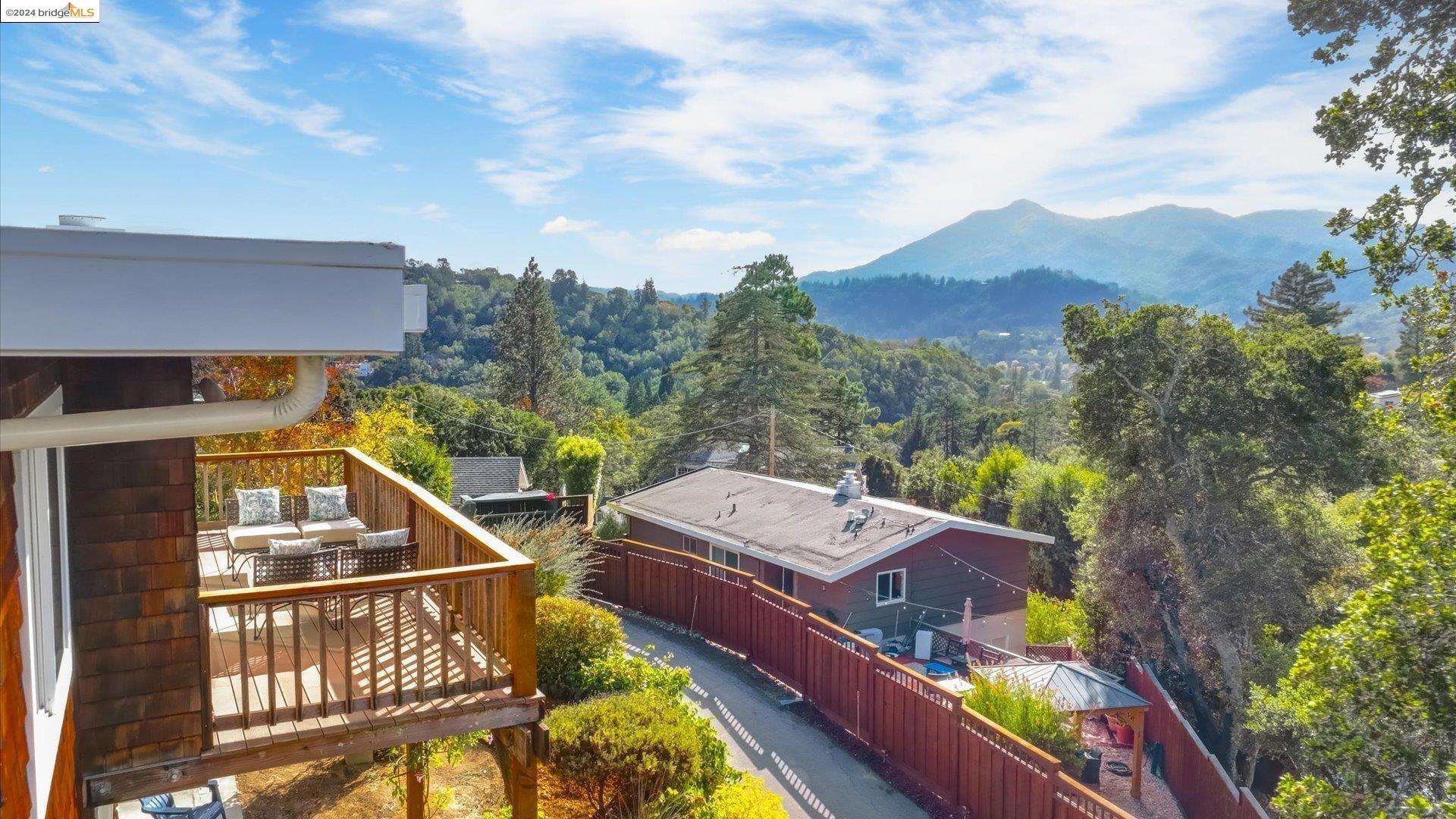 Unobstructed views of Mt Tam