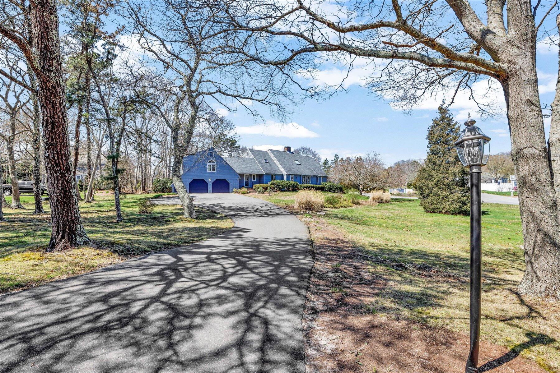 a view of yard with tree