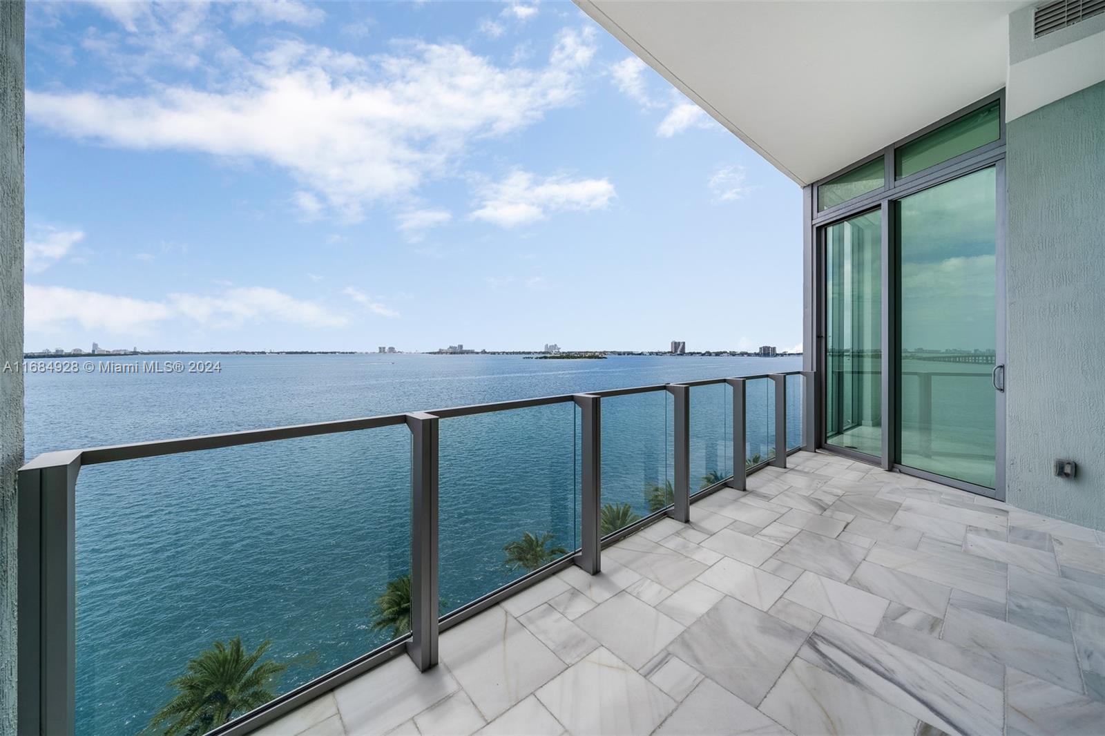 a view of balcony with city view