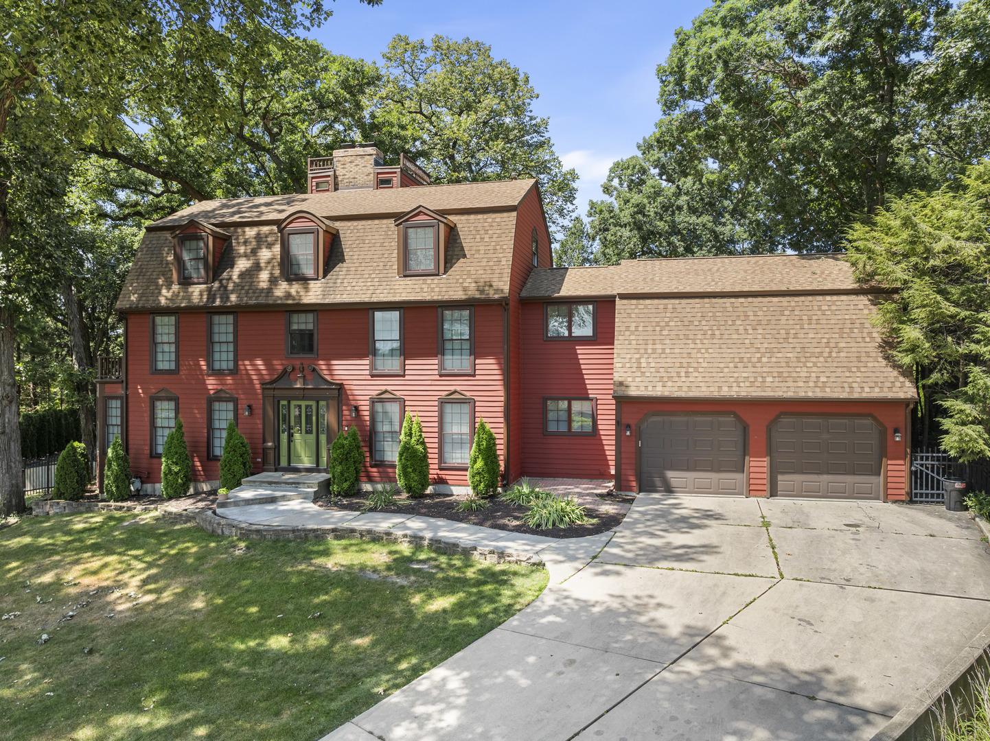 front view of house with a yard