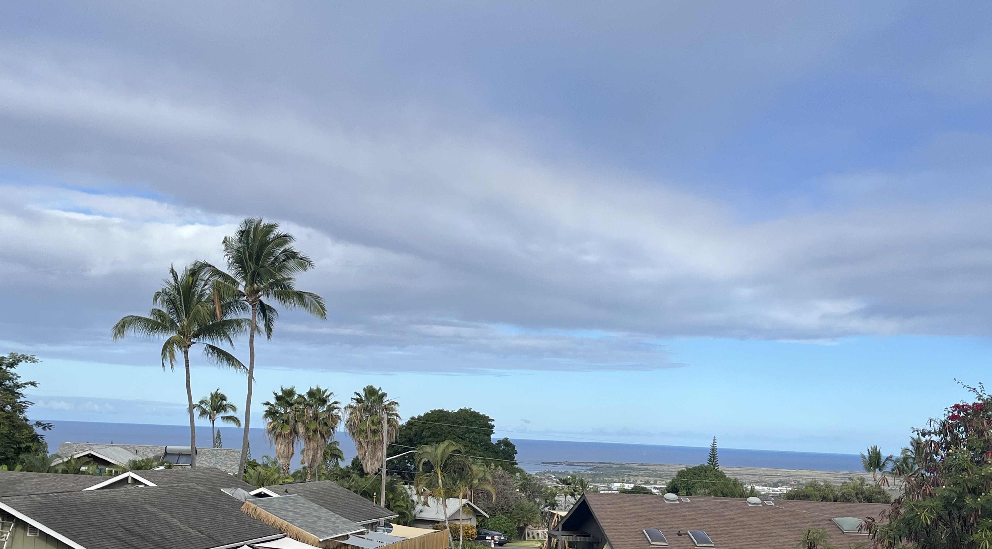 Good panoramic ocean view from the main level and it gets even getter from 2nd story master and middle bedroom