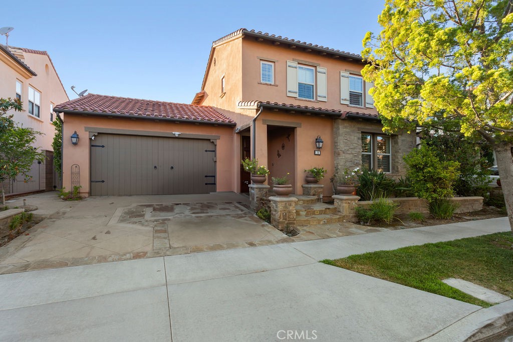 a view of a house with a patio