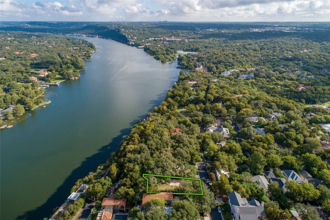 a view of a lake with a lake