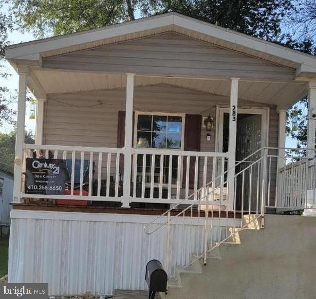 a view of a house with a balcony