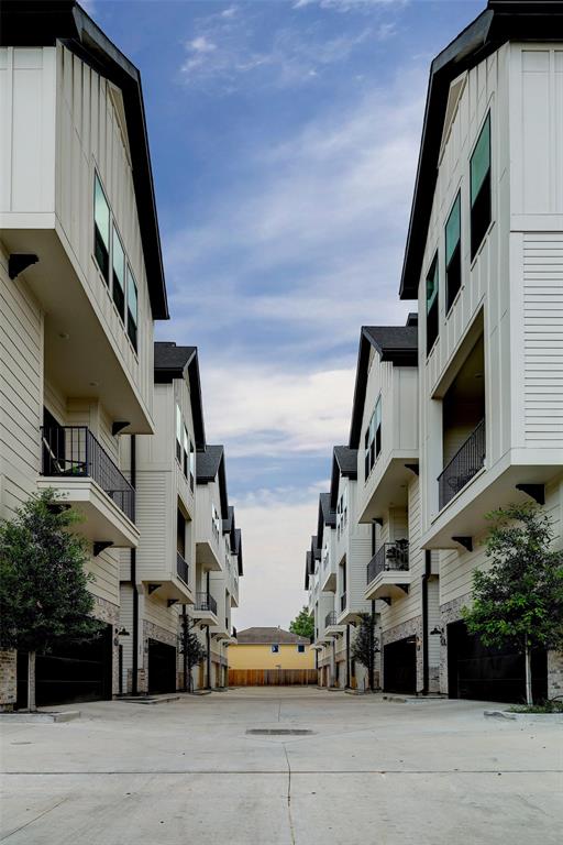 a view of street along with building