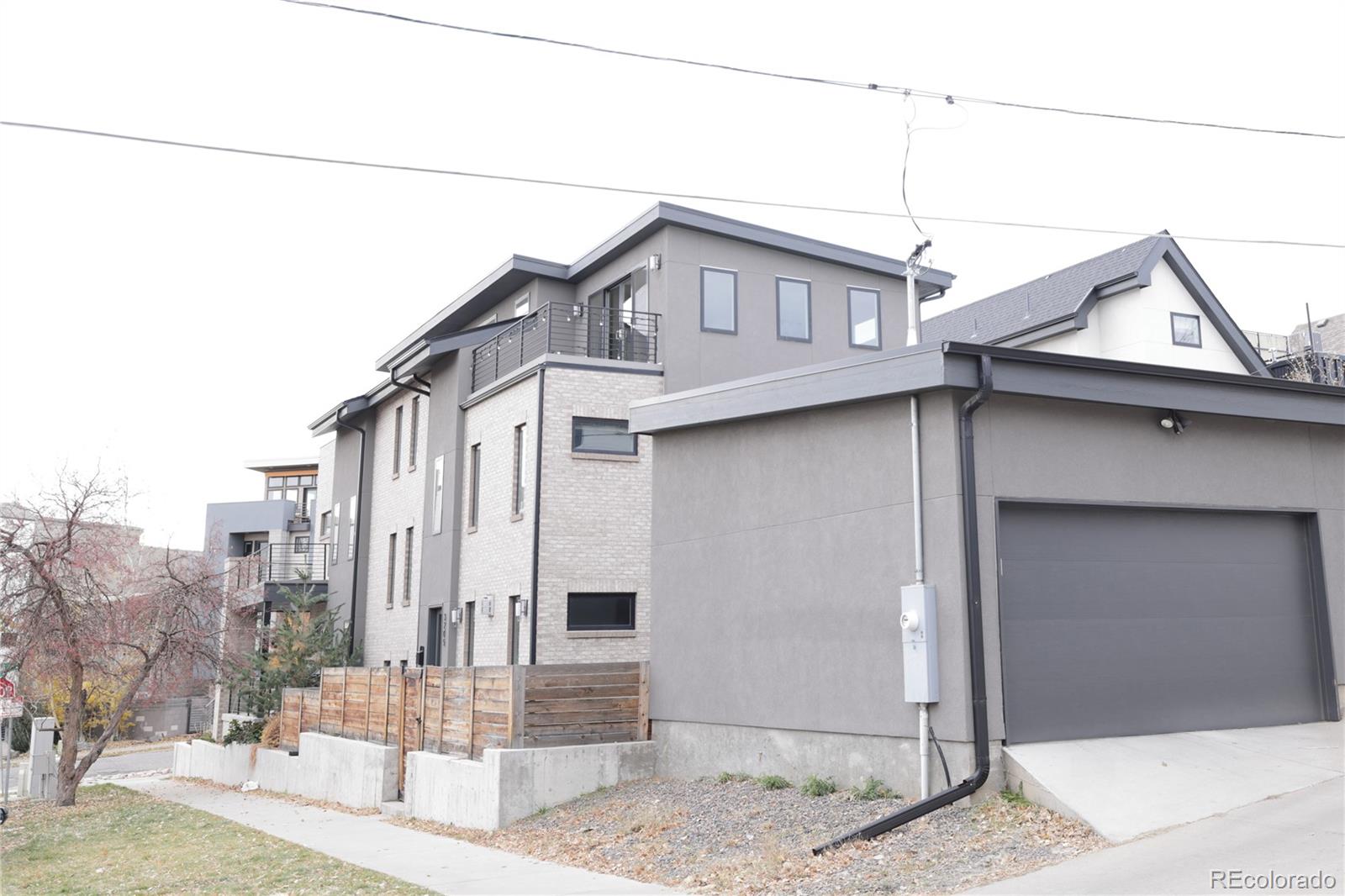 a view of a house with a street