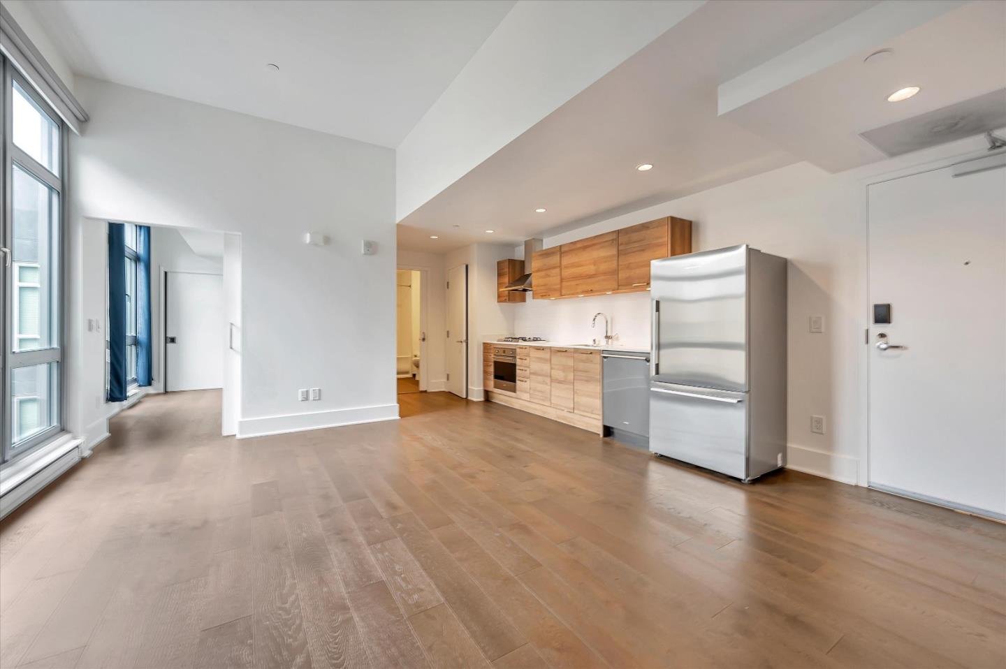 a room with furniture and natural light