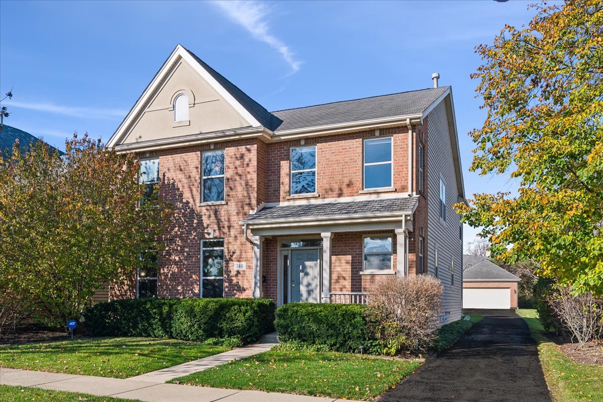 front view of house with a yard