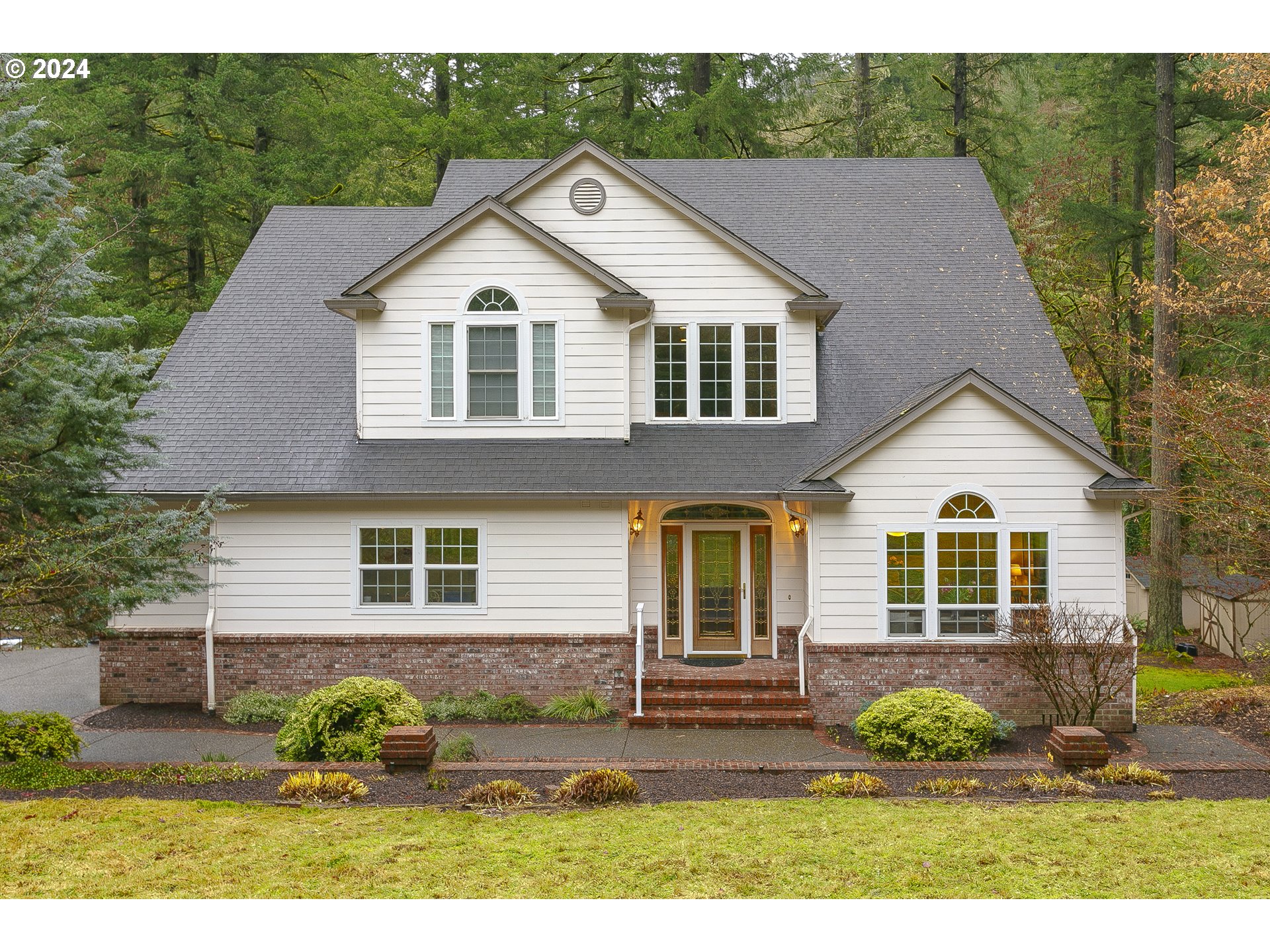 a view of front a house