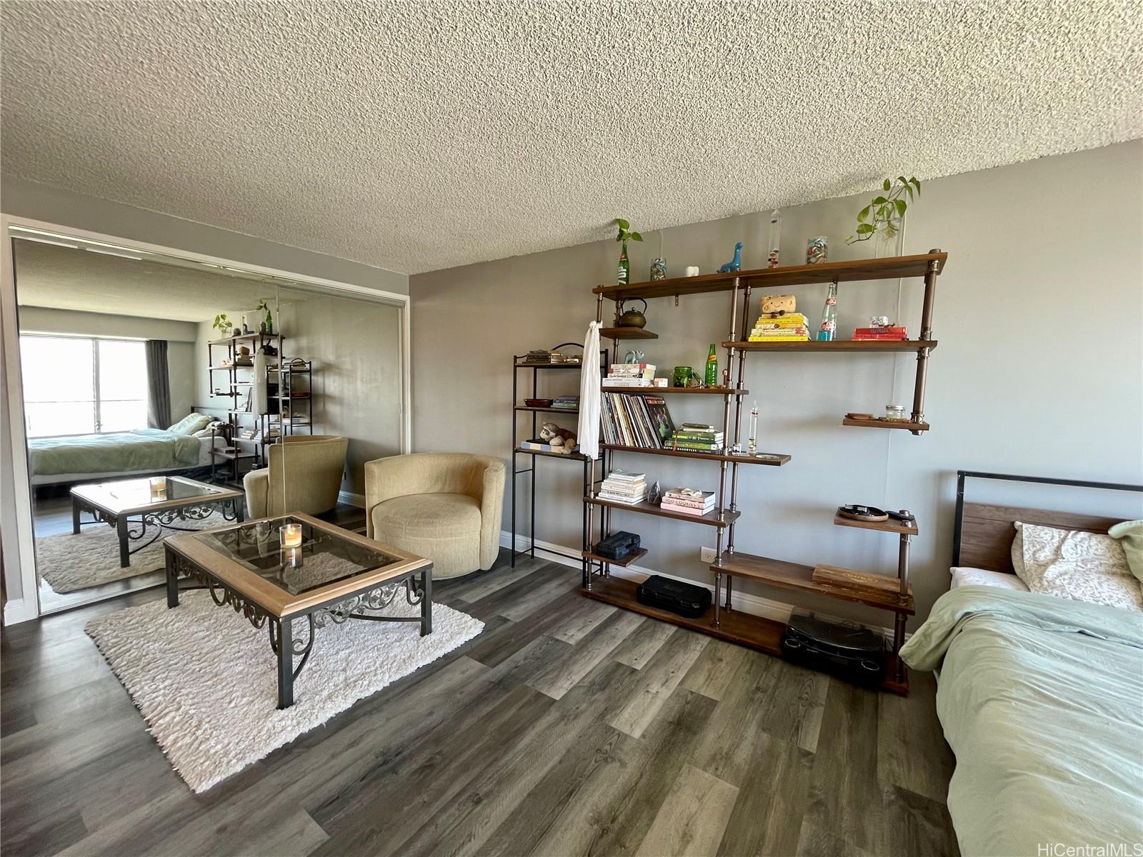 a bedroom with furniture and a couch