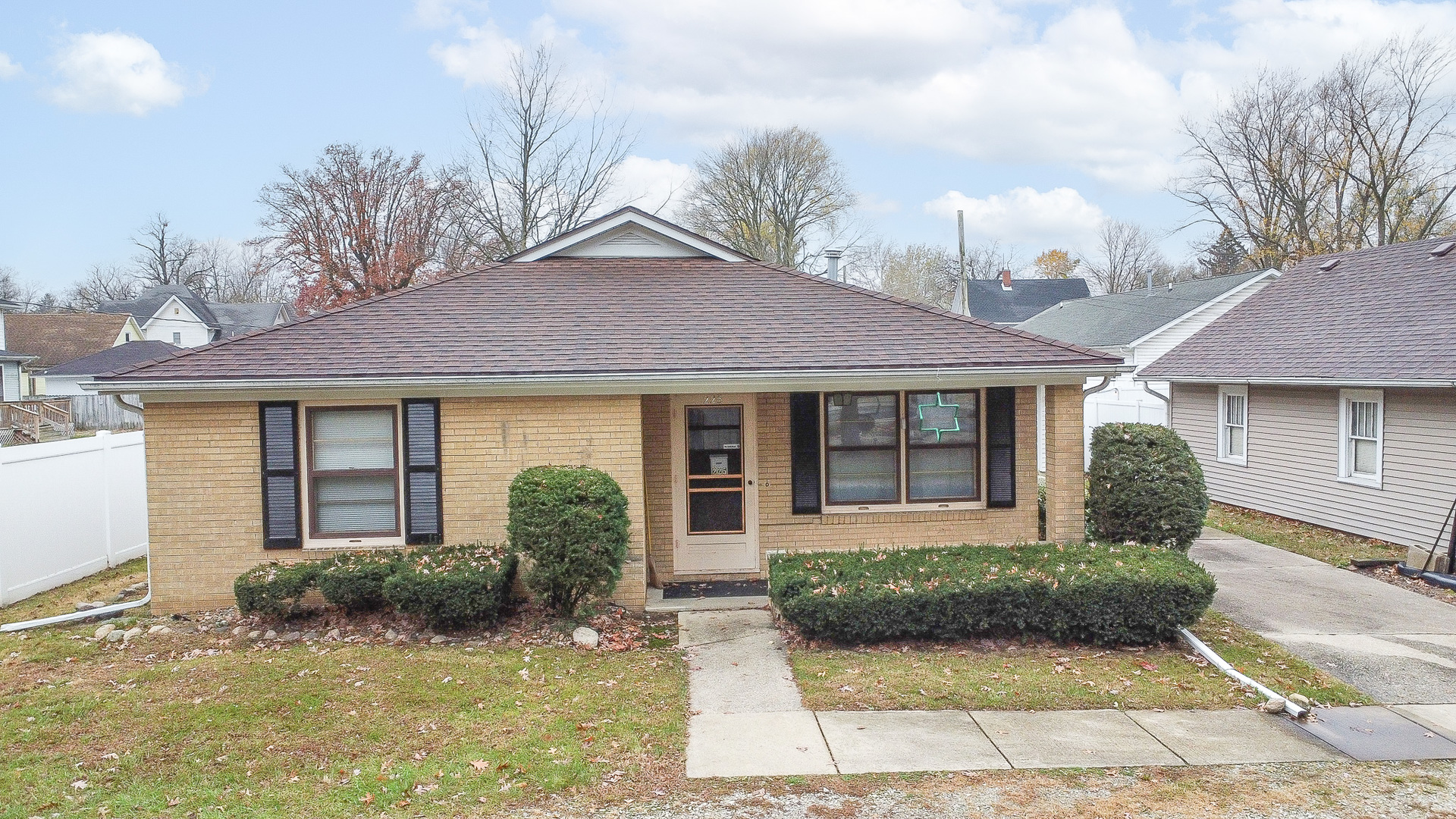 front view of a house