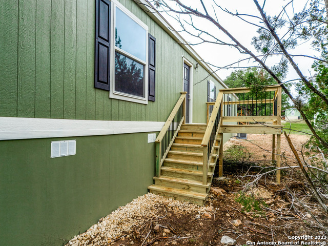 a view of outdoor space and deck