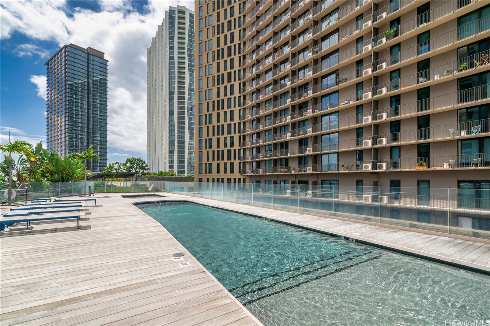 a view of swimming pool with outdoor space