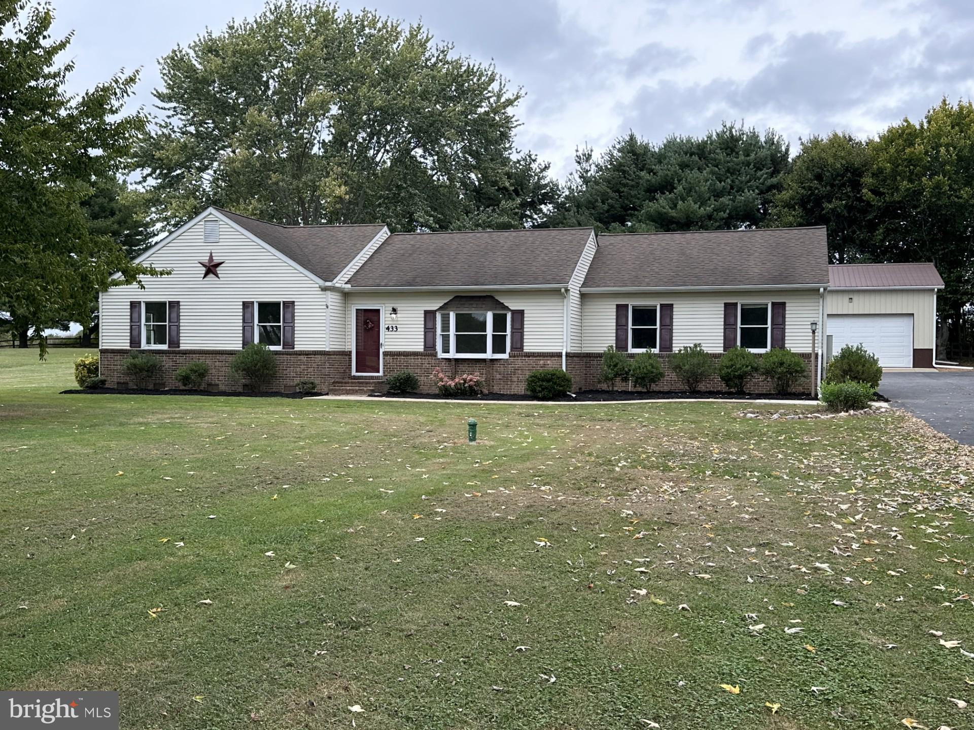 front view of house with a yard