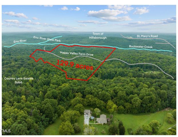 $3,900,000 | 1400 Happy Valley Farm Drive | Eno Township - Orange County