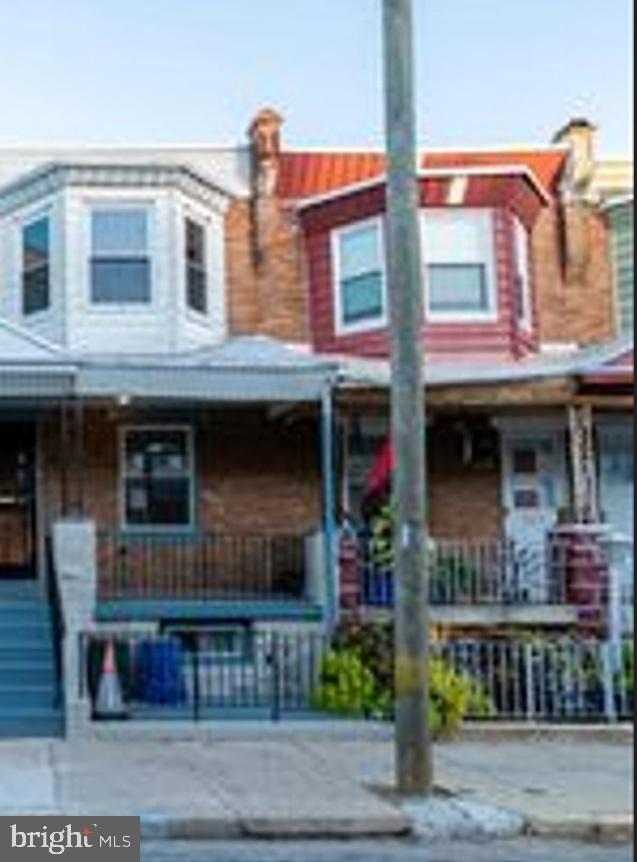 a front view of multiple houses