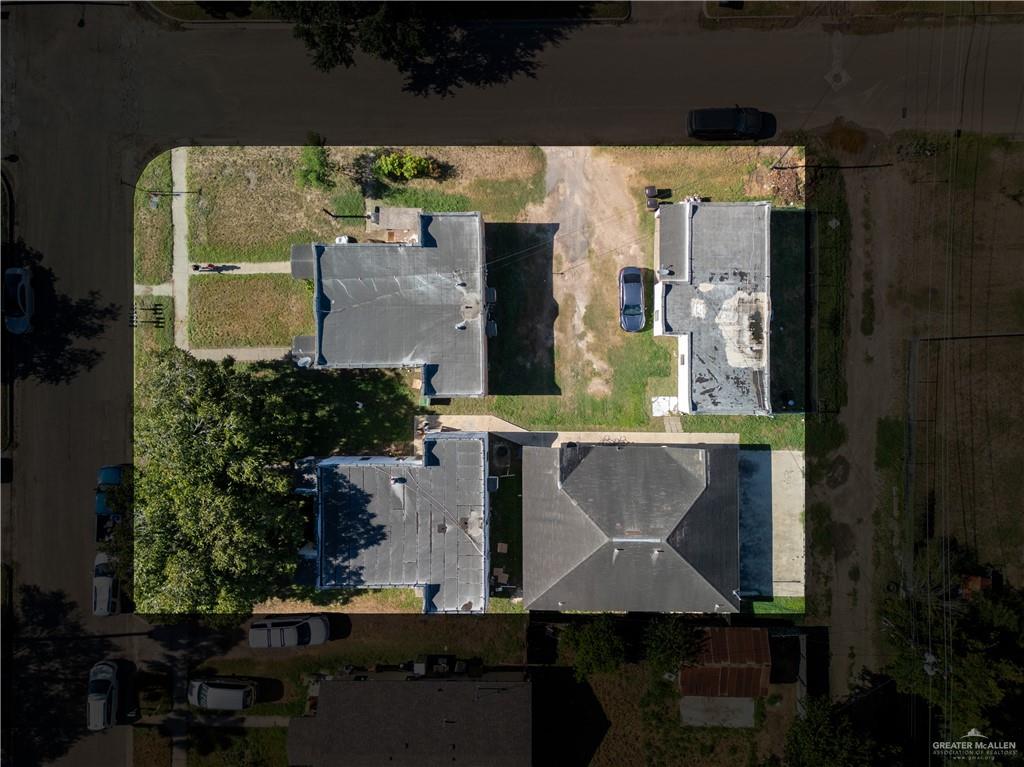 Bird's eye view of 4 properties